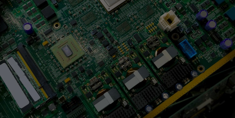 Close-up of a circuit board